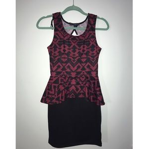 • NEW black and red pendulum dress!!! •